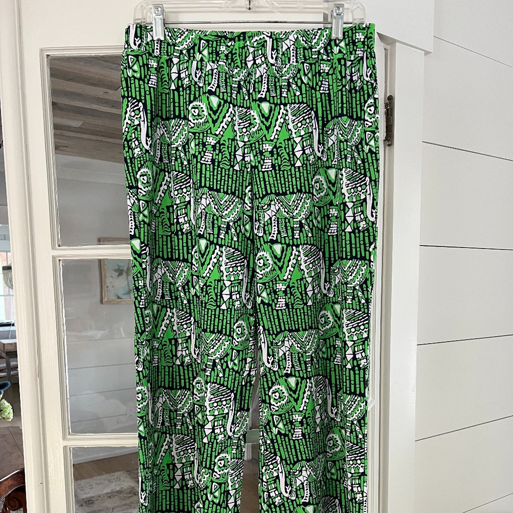 Jude Connally Trixie Pant in Elephant Pattern- Medium